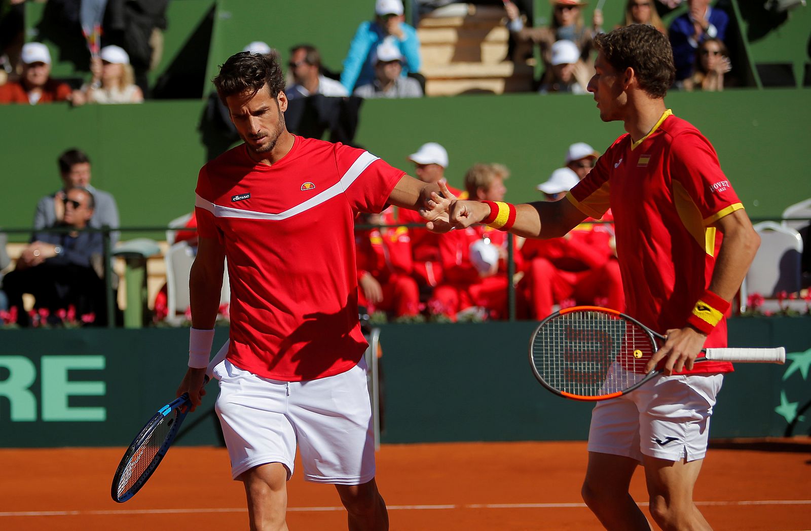 Copa Davis | Feliciano y Carreño, satisfechos tras su primer partido de dobles