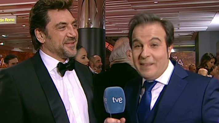 Premios Goya - Javier Bardem: "Recibimos el aplauso de los compañeros con mucha emoción"