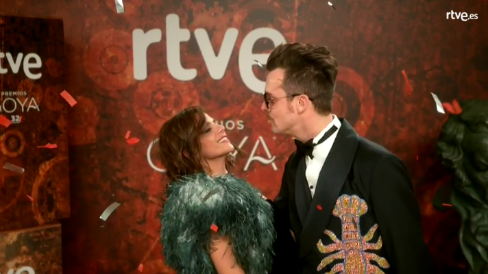 Goyas Golfos - Macarena Gómez y Aldo Comas, en la cámara glamur