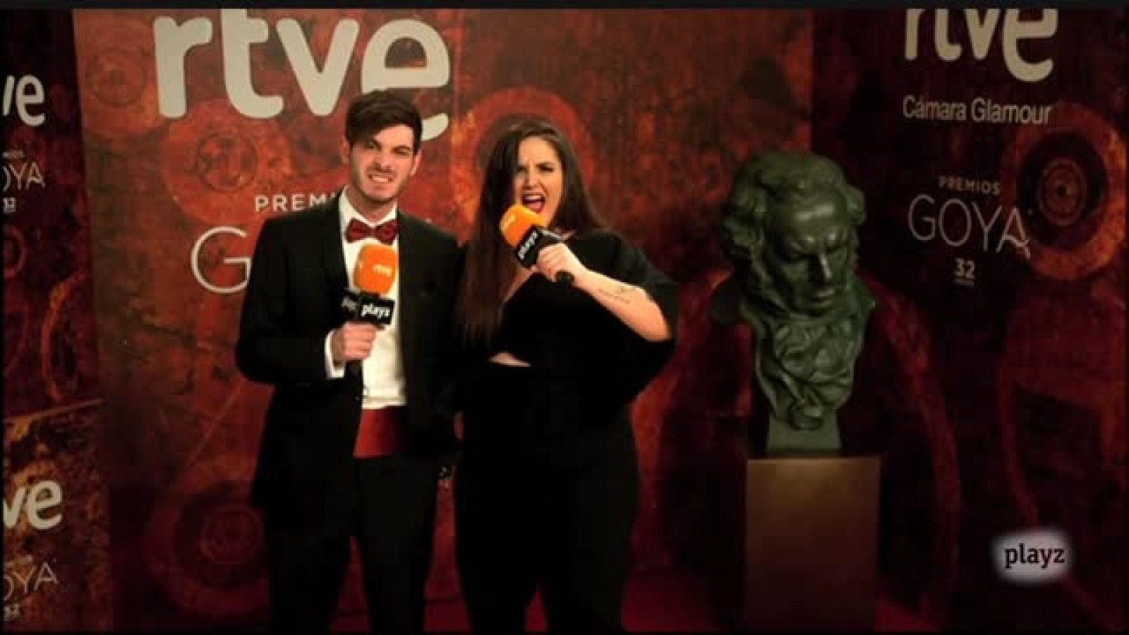 Goyas Golfos 2018 - Andrea Compton y Antón Lofer, en la cámara glamur