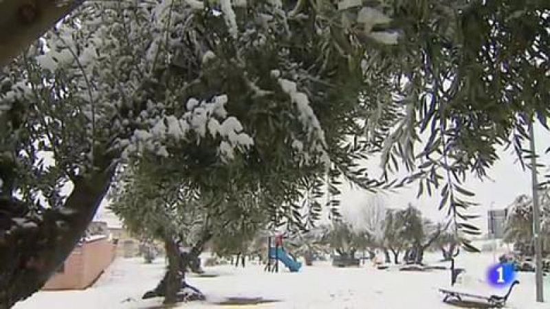 España hoy se cubrió de blanco