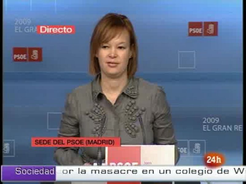 Leire Pajín pide a Rajoy que aclare si pedirá explicaciones a Ana Mato o la encubrirá como a Camps.