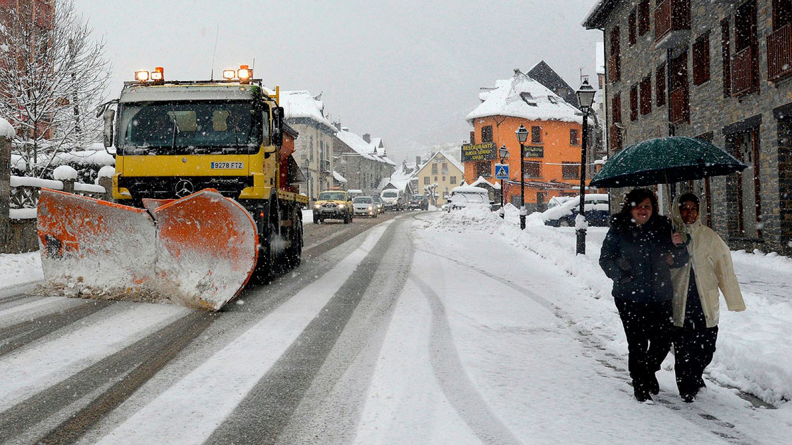 El temporal de nieve sigue este martes