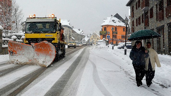  - El temporal de nieve sigue este martes