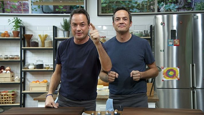 Torres en la cocina - Pasta de pesto-boloñesa y bombón helado