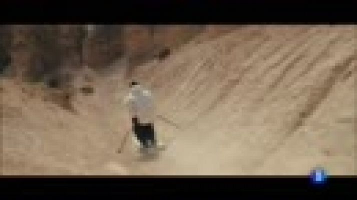 Telediario 1 - El esquí sin nieve es posible para Candide Thovex