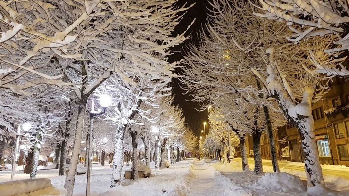 Nevadas en cotas muy bajas del extremo norte peninsular