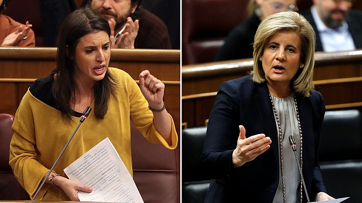 Especiales informativos - Báñez y Montero se enzarzan por la brecha salarial