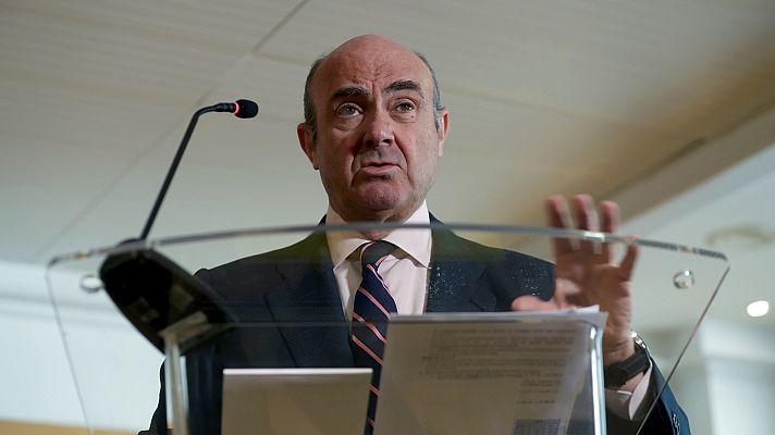 Telediario 1 - De Guindos será candidato a vicepresidente del BCE: "Hemos recabado los apoyos"