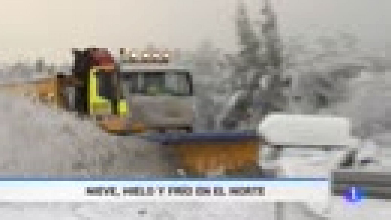 Temporal: Alerta en 15 provincias por nieve, hielo y frío intenso