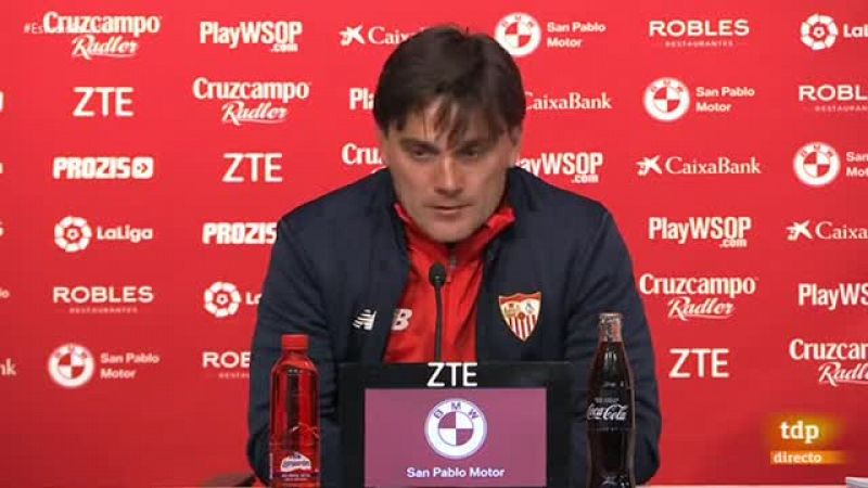 Montella: "El equipo ha jugado con un gran espíritu"