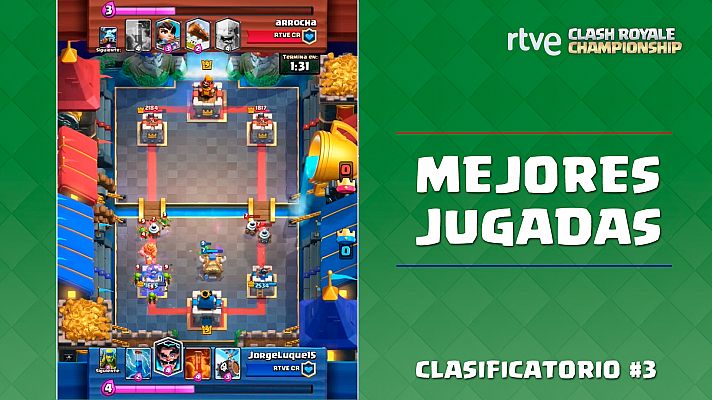 Clash Royale Championship - Clasificatorio #3 - Las mejores jugadas