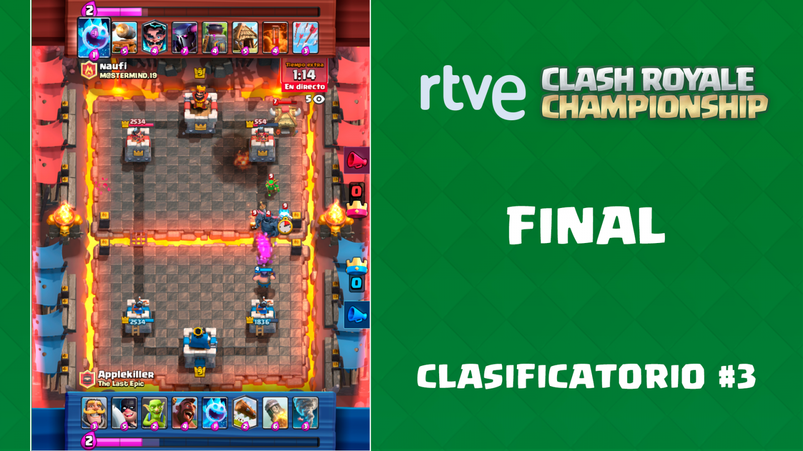 RTVE Clash Royale Championship. Clasificatorio #3 - Final