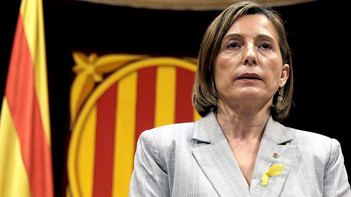 Telediario 1 - Forcadell afirmó ante el juez que no proclamó la DUI