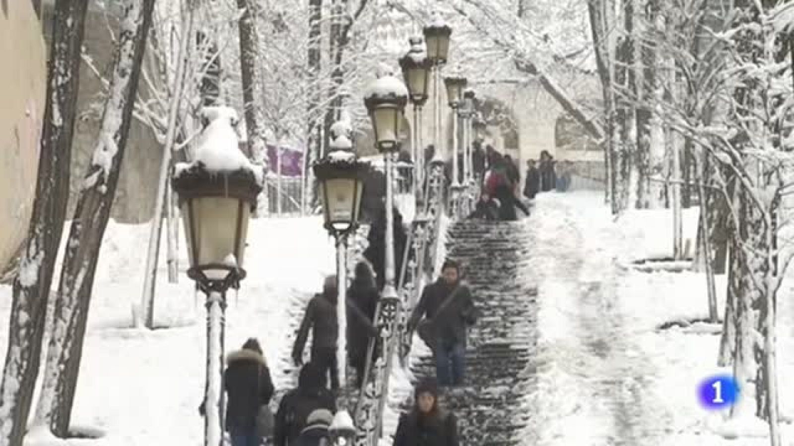 El frío polar congela la región de París