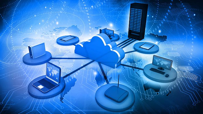 Telediario 1 - 'Hoteles de datos' para guardar la información en la nube