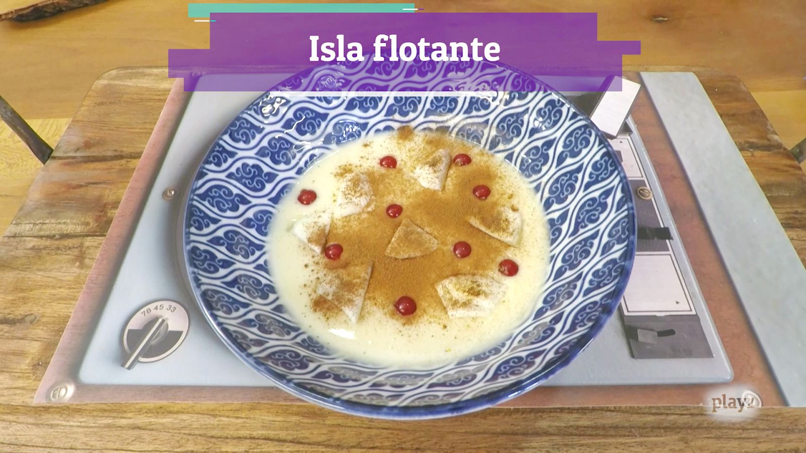 Playchez - Receta: isla flotante