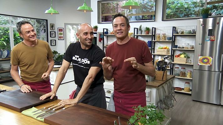 Torres en la cocina - Tatín de chalotas y lubina con pilpil de setas