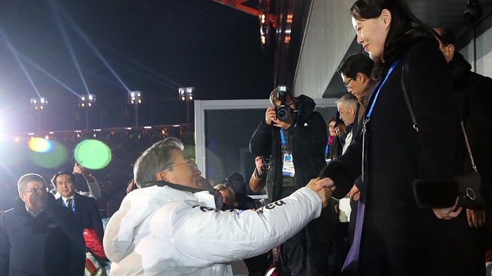 El acercamiento de las dos Coreas marca la apertura de los Juegos Olímpicos de Invierno