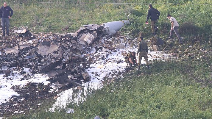 Siria derriba a un cazabombardero F-16 israelí