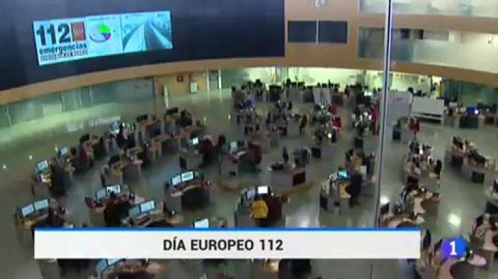 Telediario 1 - Día europeo del 112