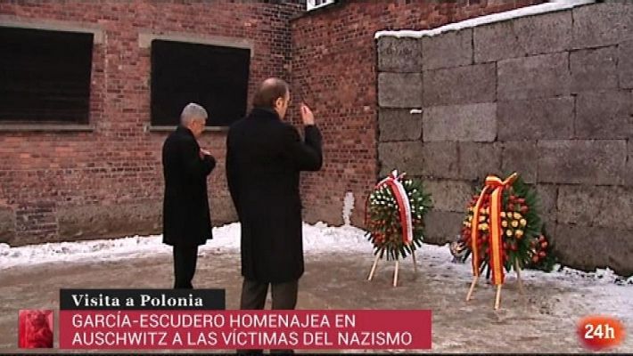 Pío García-Escudero visita Auschwitz