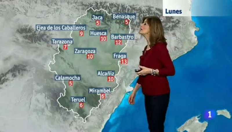 El tiempo en Aragón - 12/02/2018 