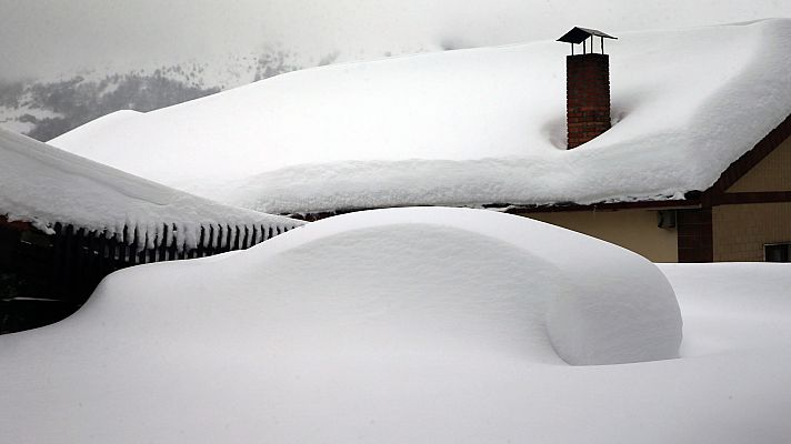 27 provincias en riesgo por  frío, nieve, lluvia, viento o fenómenos costeros