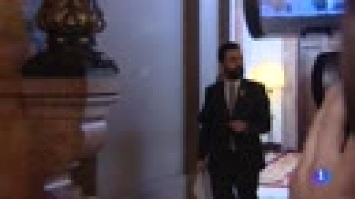 Telediario 1 - Torrent aviva la tensión al no tramitar la reforma de la ley de Presidencia propuesta por JxCat