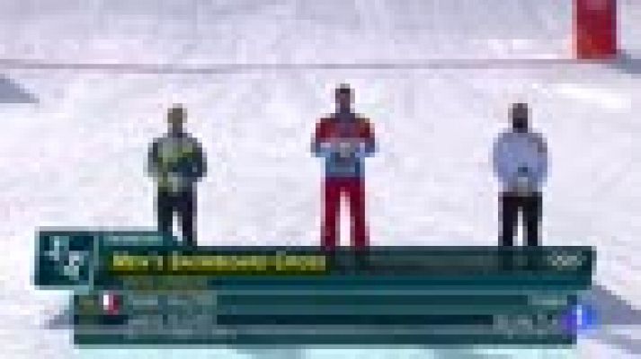 Telediario 1 - Pyeongchang 2018 | Regino se cuelga un bronce que sabe a oro