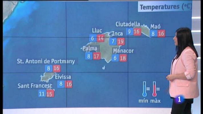Informatiu Balear - El temps a les Illes Balears - 15/02/18