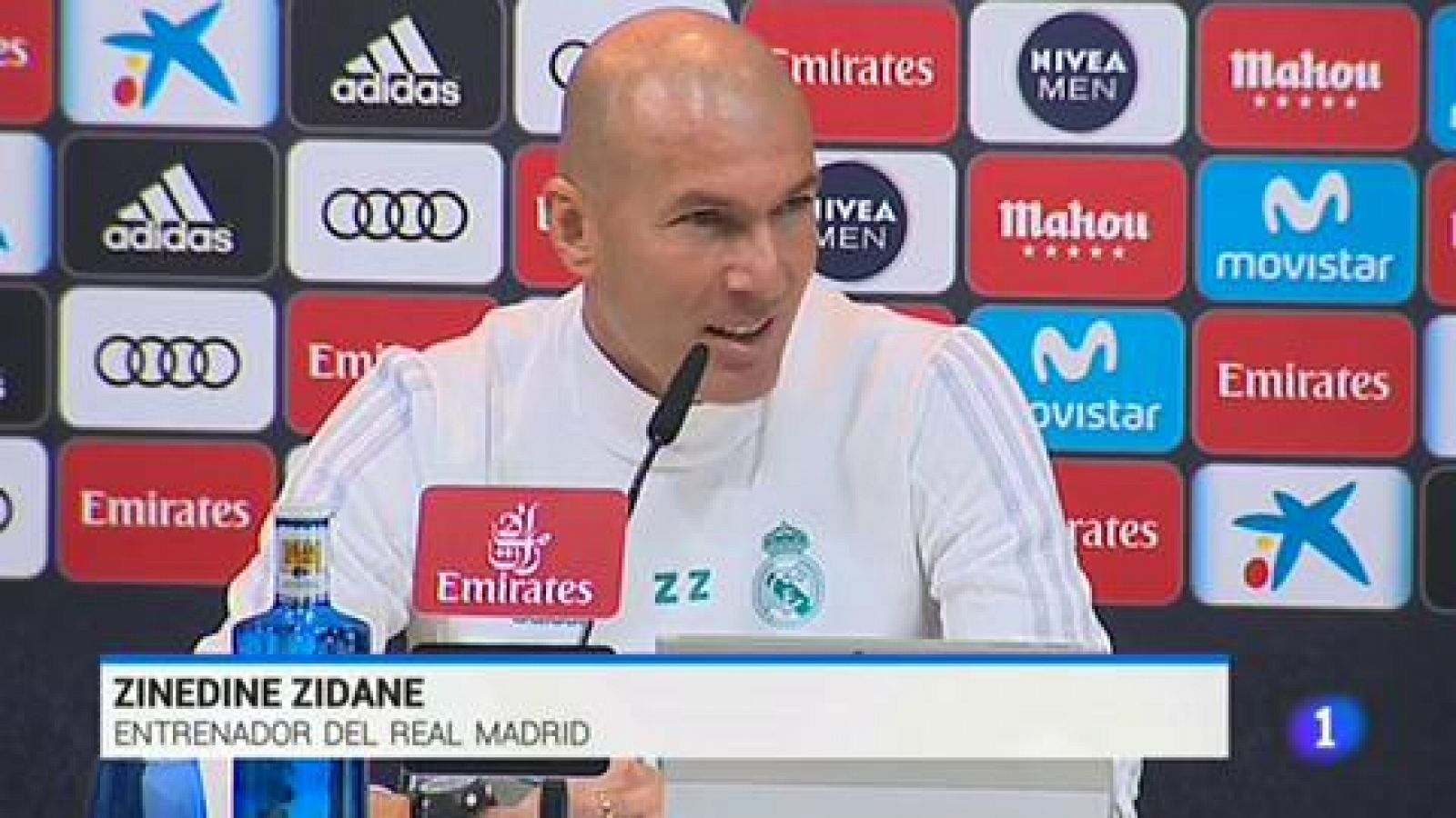 Telediario 1: Zidane admite que entrenar al Real Madrid es "muchísimo desgaste" | RTVE Play