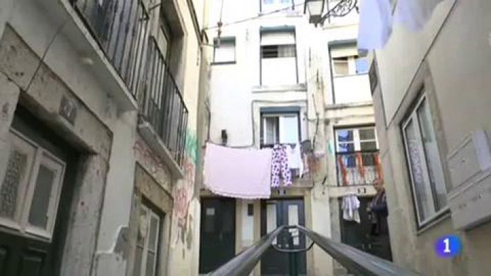 Telediario 1 - Ciudades como Oporto o Lisboa, en Portugal, están viviendo una burbuja inmobiliaria