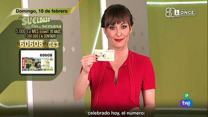 Sorteos ONCE - Sorteo ONCE - 18/02/18