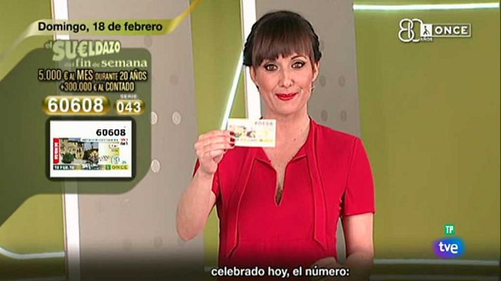 Sorteos ONCE - Sorteo ONCE - 18/02/18