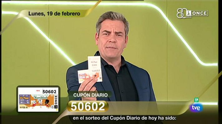 Sorteos ONCE - Sorteo ONCE - 19/02/18