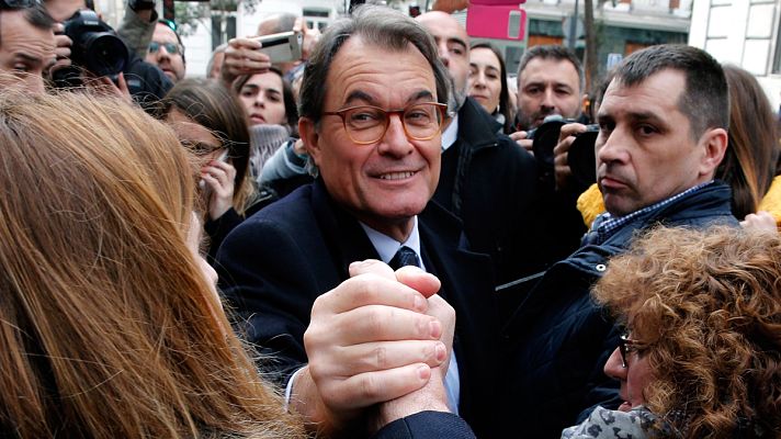 Telediario 1 - Mas, ante el Supremo: "La DUI tuvo un valor simbólico"