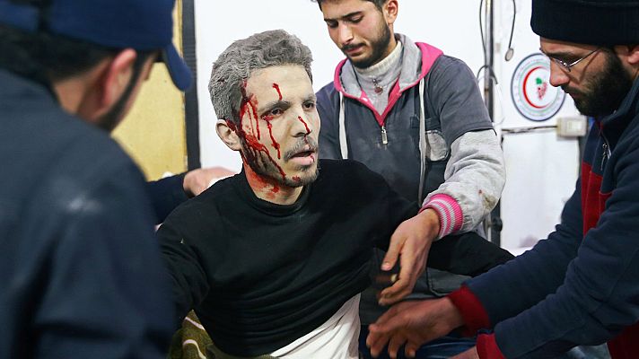  - Los bombardeos en Guta oriental en Siria provocan la mayor masacre de civiles en tres años
