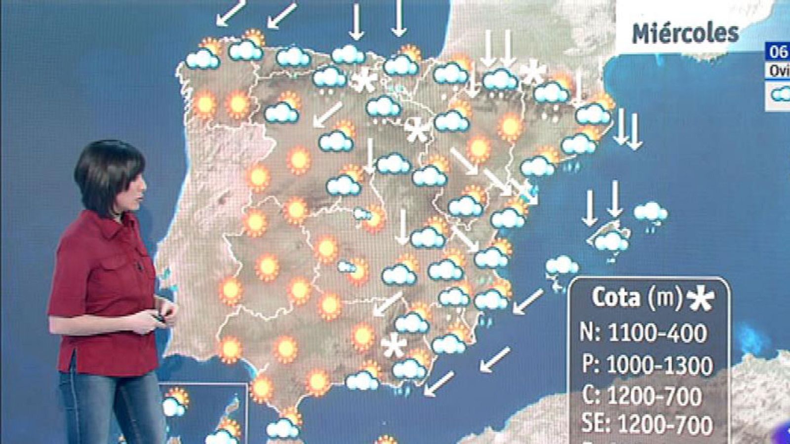 Este martes, temperaturas en descenso generalizado y viento fuerte en el noreste