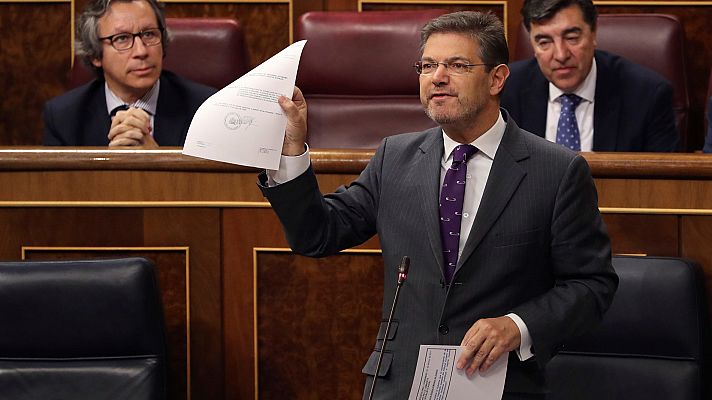 Catalá apunta a que las críticas a la juez Elósegui son por ser mujer y religiosa