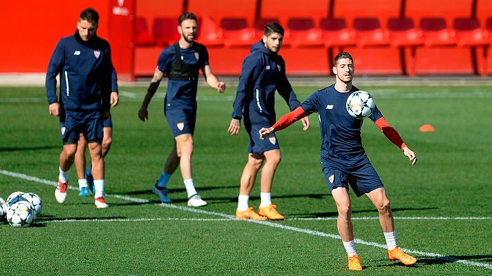 Telediario 1 - El Sevilla, ante el reto del United