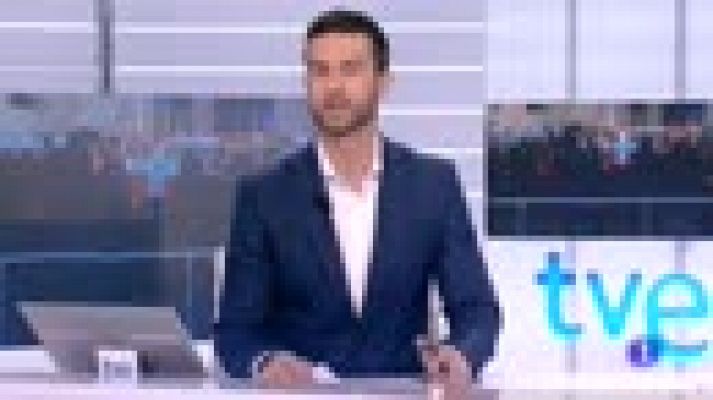 Telediario 1 - Bilbao se blinda para recibir a 2.500 hinchas del Spartak de Moscú