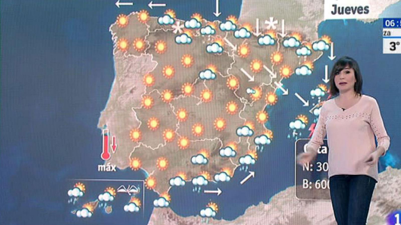 El Tiempo | Este jueves, temperaturas muy bajas en Cantabria, Pirineos y Sistema Central
