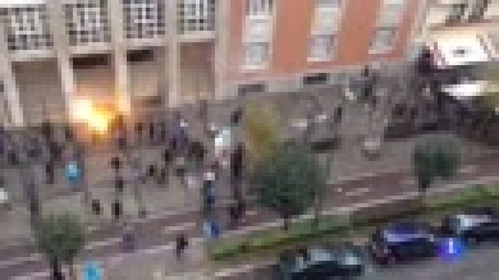 Telediario 1 - Los ultras del Lokomotiv y Marsella preocupan por su violencia