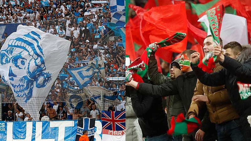 Los ultras del Lokomotiv y Marsella preocupan por su violencia