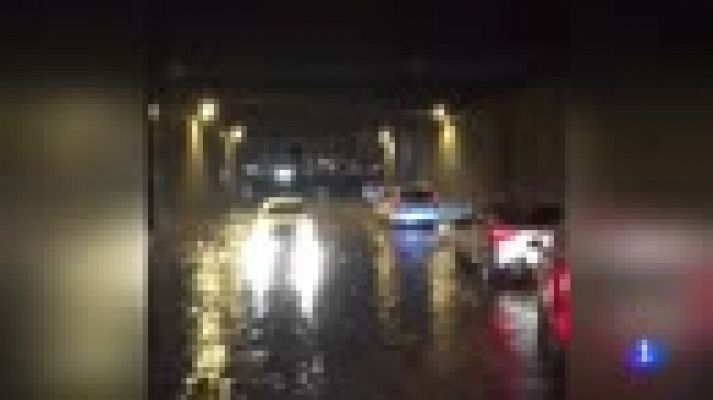 Telediario 1 - Tenerife y el sur de Gran Canaria sufren las consecuencias de la fuerte borrasca