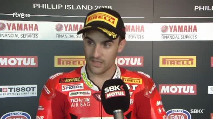  - WorldSBK 2018. Xavi Forés: "Ha sido una carrera complicada y divertida"