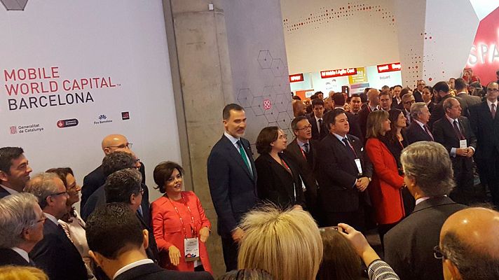 La Generalitat y el Ayuntamiento de Barcelona aparcan sus diferencias con Felipe VI para inaugurar el MWC