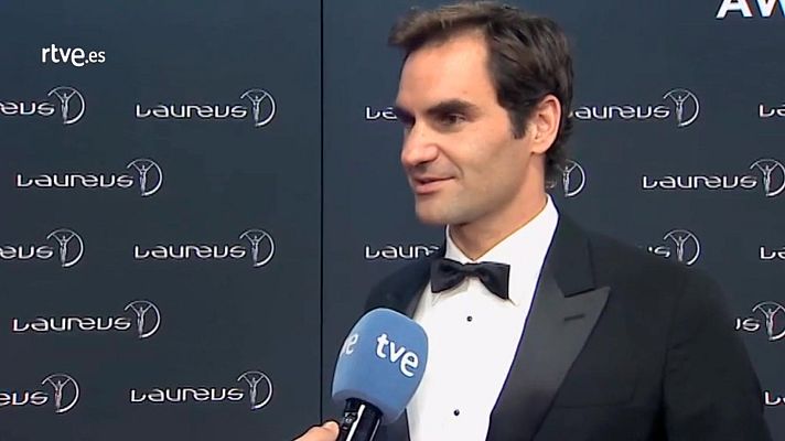  - Federer, en exclusiva para TVE tras ganar dos Laureus: "Significa mucho para mí"