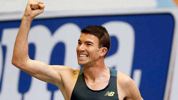 Telediario 1 - La delegación española llega a los Mundiales de Birmingham liderada por Mechaal